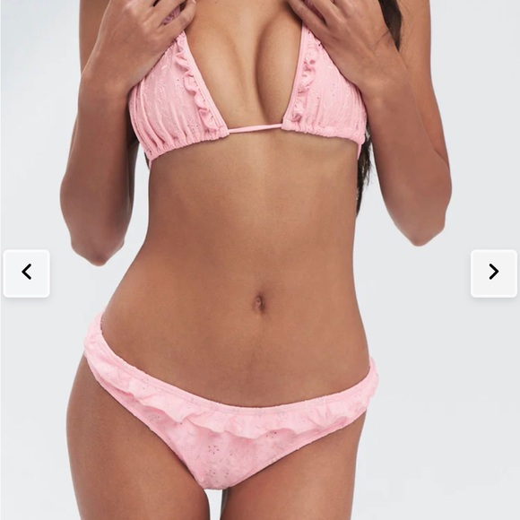 frankies bikinis Swim Frankies Bikinis Pink Bikini Set Poshmark